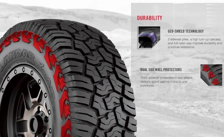 Yokohama GEOLANDAR X-AT 35X12.50R20 121Q E RBL